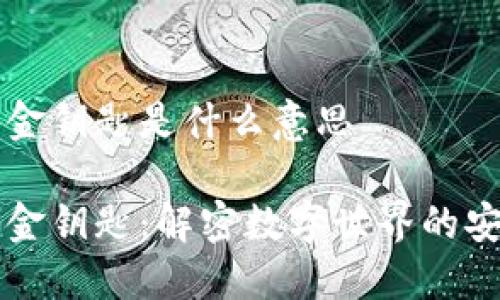 区块链的金钥匙是什么意思

区块链的金钥匙：解密数字世界的安全与隐私